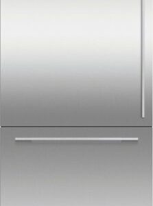 Fisher & Paykel - 36 x 80 in Integrated Single Door Bottom Mount Door Panel L Hinge (Handles not Included) - Stainless Steel