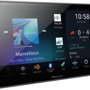 Pioneer - 9" Amazon Alexa and Android Auto™/Apple CarPlay® Bluetooth® Modular Multimedia Receiver - Black