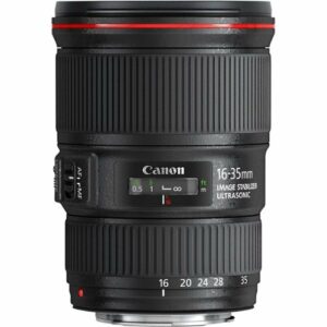 Canon - EF16-35mm F4L IS USM Ultra-Wide Zoom Lens for EOS DSLR Cameras - Black