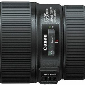 Canon - EF16-35mm F4L IS USM Ultra-Wide Zoom Lens for EOS DSLR Cameras - Black