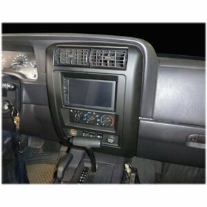 Metra - Dash Kit for Select 1997-2001 Jeep Cherokee DDIN - Matte Black