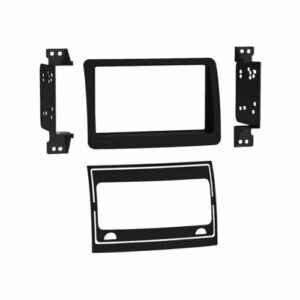 Metra - Dash Kit for Select 2009-2012 Hyundai Elantra DIN DDIN - Matte Black