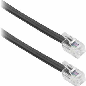 Insignia™ - 25' Phone Cable - Black