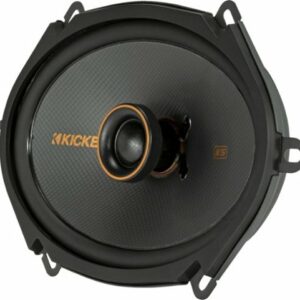 KICKER - KS Series 6" x 8" 2-Way Car Speakers with Polypropylene Cones (Pair) - Black