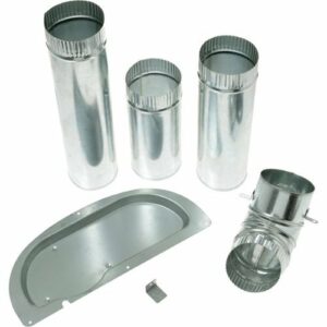 Side Vent Kit for Select GE Dryers - Silver