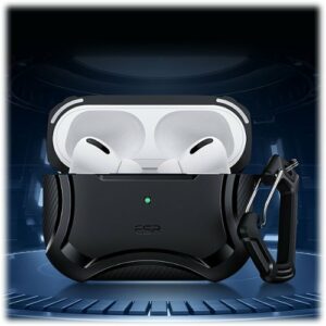 SaharaCase - Armor Case for Apple AirPods Pro (1st Generation and 2nd Generation) - Black