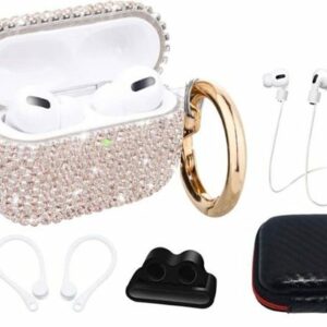 SaharaCase - Rhinestone Case for Apple AirPods Pro (1st Generation) - Gold