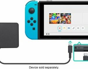 Rocketfish™ - 39W USB-C AC Adapter For Nintendo Switch, Switch OLED & Switch Lite - Black