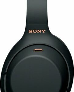 Sony - WH1000XM4 Wireless Noise-Cancelling Over-the-Ear Headphones - Black