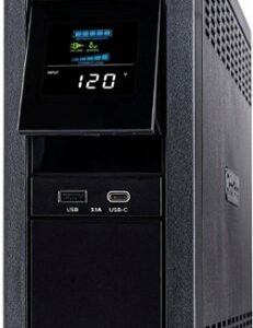 CyberPower - 1500VA Sine Wave Battery Back-Up System - Black