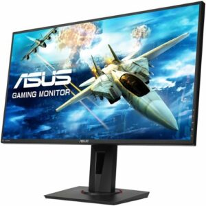 ASUS - VG278QR 27" Full HD Widescreen FreeSync and G-SYNC Compatible Gaming Monitor (DVI, HDMI, DisplayPort) - Black