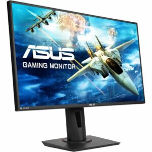 ASUS - VG278QR 27" Full HD Widescreen FreeSync and G-SYNC Compatible Gaming Monitor (DVI, HDMI, DisplayPort) - Black