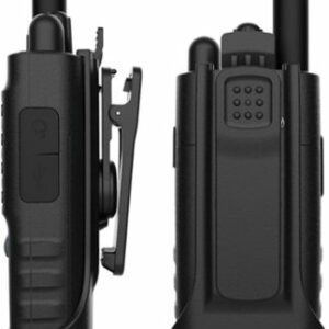 Cobra - Pro Business 42-Mile, 22-Channel FRS 2-Way Radios with Surveillance Headsets (Pair) - Black