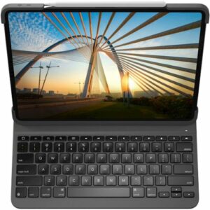 Logitech - Slim Folio Pro Keyboard Folio for  Apple iPad Pro 12.9" (3rd & 4th Gen) with Backlit Keys - Graphite