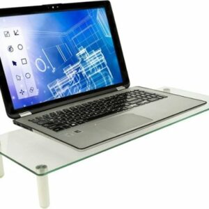 Mount-It! - Monitor and Laptop Desk Riser - White