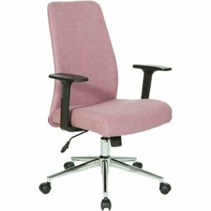 OSP Home Furnishings - Evanston 5-Pointed Star Manager's Chair - Orchid