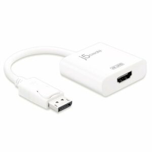 j5create - DisplayPort to 4K HDMI Active Adapter - White