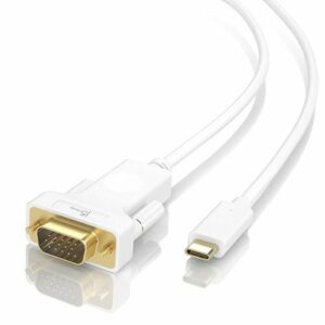 j5create - USB Type-C to VGA Cable - White/Gold