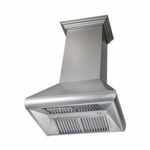 ZLINE - 30" Convertible Vent Wall Mount Range Hood, Fingerprint Resistant (8687S-30) - Stainless Steel