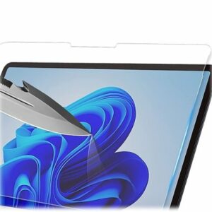 SaharaCase - Tempered Glass Screen Protector for Microsoft Surface Pro X and Surface Pro 8 - Clear