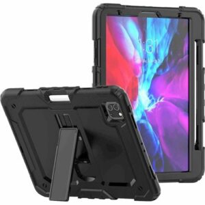 SaharaCase - Protection Hand Strap Case for Apple® iPad® Pro 12.9" (4th,5th, and 6th Gen 2020-2022) - Black