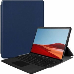 SaharaCase - Folio Case for Microsoft Surface Pro X - Blue