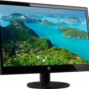 HP - Geek Squad Certified Refurbished 20.7" LED FHD Monitor - Black