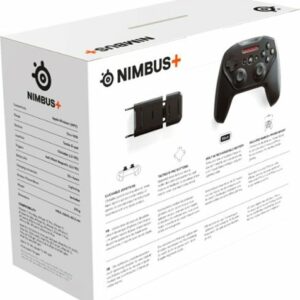 SteelSeries - Nimbus+ Wireless Gaming Controller for Apple iOS, iPadOS, tvOS Devices - Black