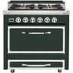 Viking - Tuscany 3.8 Cu. Ft. Freestanding Dual Fuel True Convection Range - Green