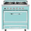 Viking - Tuscany 3.8 Cu. Ft. Freestanding Dual Fuel True Convection Range - Bywater Blue