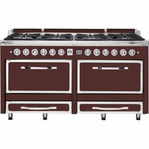 Viking - Tuscany 7.6 Cu. Ft. Freestanding Dual Fuel Convection Range - Kalamata Red