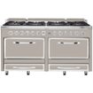 Viking - Tuscany 7.6 Cu. Ft. Freestanding Dual Fuel Convection Range - Pacific Gray