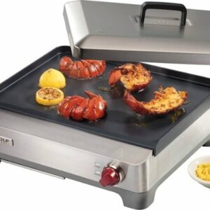 Wolf Gourmet - Precision Griddle with Lid - Stainless Steel