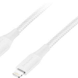 Insignia™ - 4' / 6' / 10' Lightning to USB Braided Charge-and-Sync Cables (3 Pack) - Moon Gray