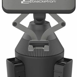 Bracketron - AutoGrip Cup Holder Mount for Most Cell Phones - Black