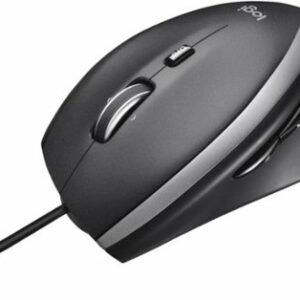 Logitech - M500s Advanced Wired Laser Mouse with Hyper-fast Scrolling - Black