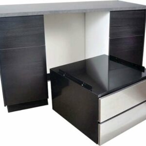 Sharp - 24" Drawer Pedestal for Select 24" Microwave Oven - Stainless Steel