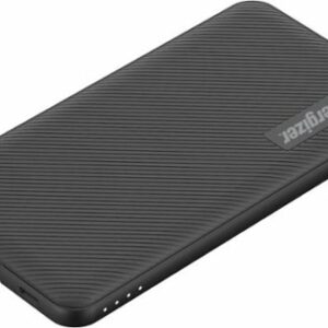 Energizer - MAX 5,000mAh Ultra-Slim, High Speed Universal Portable Charger for Apple, Android, Google, Samsung & USB Enabled Devices - Black