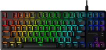 HyperX - Alloy Origins Core TKL Wired Mechanical Tactile Aqua Switch Gaming Keyboard with RGB Back Lighting - Black