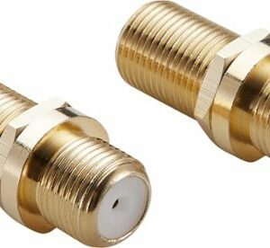 Rocketfish™ - Coaxial Cable Couplers (2 Pack) - Gold