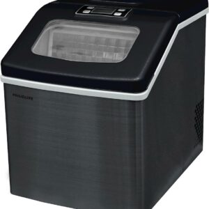 Frigidaire - 11.3" 40-Lb. Freestanding Icemaker - Black