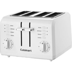 Cuisinart - 4-Slice Wide-Slot Toaster - White