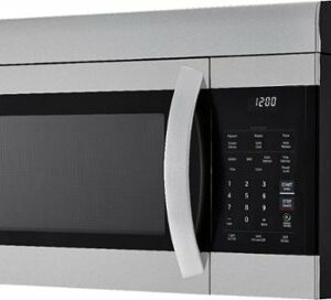 LG - 1.7 Cu. Ft. Over-the-Range Microwave with EasyClean - Stainless Steel