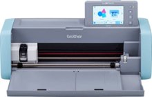 Brother - ScanNCut DX SDX125 Electronic Cutting Machine with Built-in Scanner - Grey/Aqua