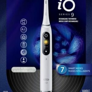 Oral-B - iO Series 9 Connected Rechargeable Electric Toothbrush - White Alabaster