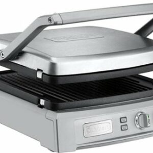 Cuisinart - Griddler Deluxe Electric Griddle - Stainless Steel