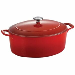 Tramontina - Gourmet 7-Quart Covered Dutch Oven - Red