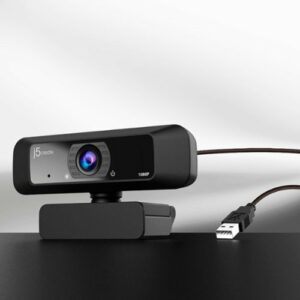 j5create - USB HD Webcam with 360° Rotation - Black