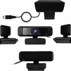 j5create - USB HD Webcam with 360° Rotation - Black