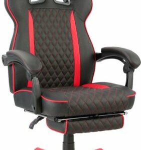 Arozzi - Mugello Special Edition Gaming Chair with Footrest - Red